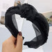 Wholesale net yarn knotted fabric headband JDC-HD-GSDX012 Headband JoyasDeChina black Wholesale Jewelry JoyasDeChina Joyas De China