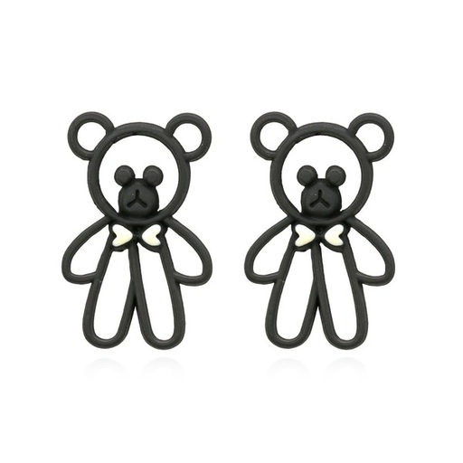 Wholesale new alloy Black Bear Earrings JDC-ES-MY101 Earrings JoyasDeChina Wholesale Jewelry JoyasDeChina Joyas De China