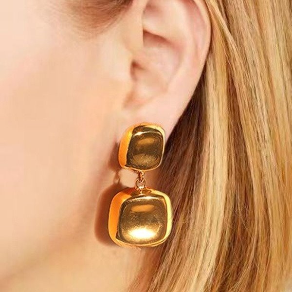 Wholesale new alloy concave drop earrings JDC-ES-JD322 Earrings 杰鼎 Wholesale Jewelry JoyasDeChina Joyas De China