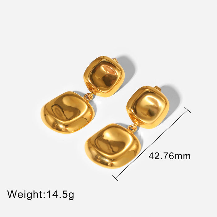 Wholesale new alloy concave drop earrings JDC-ES-JD322 Earrings 杰鼎 JDE201781-1 Wholesale Jewelry JoyasDeChina Joyas De China