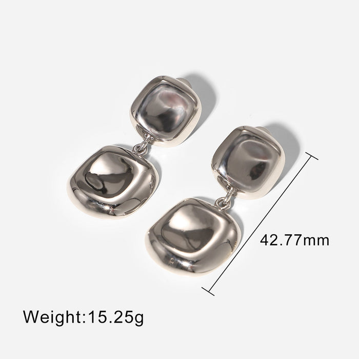 Wholesale new alloy concave drop earrings JDC-ES-JD322 Earrings 杰鼎 JDE201781-2 Wholesale Jewelry JoyasDeChina Joyas De China