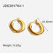 Wholesale new alloy non-discoloration waterproof thick earrings JDC-ES-JD325 Earrings 杰鼎 JDE201784-1 Wholesale Jewelry JoyasDeChina Joyas De China