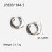 Wholesale new alloy non-discoloration waterproof thick earrings JDC-ES-JD325 Earrings 杰鼎 JDE201784-2 Wholesale Jewelry JoyasDeChina Joyas De China