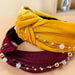 Wholesale new fabric gold velvet knotted headband JDC-HD-O314 Headband 潮炫 Wholesale Jewelry JoyasDeChina Joyas De China