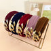 Wholesale new flannel flocking headband JDC-HD-O305 Headband 潮炫 Wholesale Jewelry JoyasDeChina Joyas De China