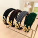 Wholesale new flannel flocking headband JDC-HD-O305 Headband 潮炫 Wholesale Jewelry JoyasDeChina Joyas De China