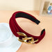 Wholesale new flannel flocking headband JDC-HD-O305 Headband 潮炫 big red Wholesale Jewelry JoyasDeChina Joyas De China