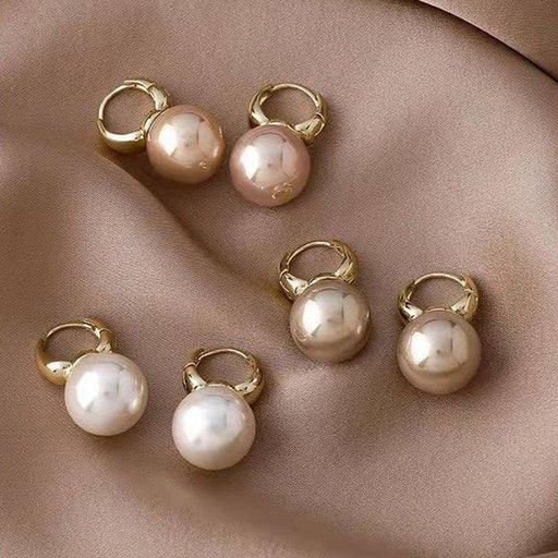 Wholesale new French pearl copper for autumn and winter Earrings JDC-ES-WN031 Earrings 薇妮 Wholesale Jewelry JoyasDeChina Joyas De China