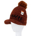Wholesale new Korean Chao Plush warm wool hat JDC-FH-GSXR032 Fashionhat 新锐 brown One size fits all Wholesale Jewelry JoyasDeChina Joyas De China