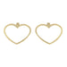Wholesale new minimalist Love Earrings JDC-ES-JQ108 Earrings JoyasDeChina golden Wholesale Jewelry JoyasDeChina Joyas De China