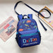Wholesale new nylon embroidered canvas kids backpack JDC-BP-GSHN001 Backpack Bags 浩纳 deep blue Wholesale Jewelry JoyasDeChina Joyas De China