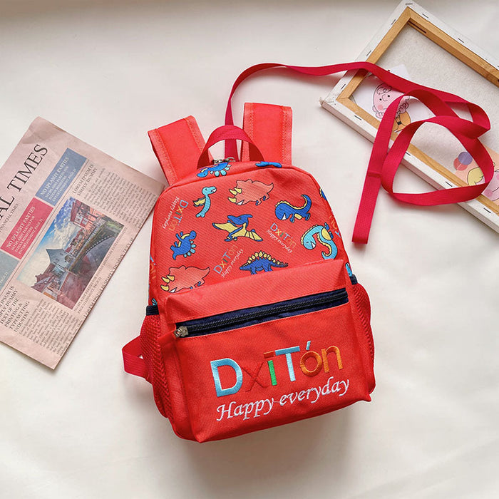 Wholesale new nylon embroidered canvas kids backpack JDC-BP-GSHN001 Backpack Bags 浩纳 red Wholesale Jewelry JoyasDeChina Joyas De China