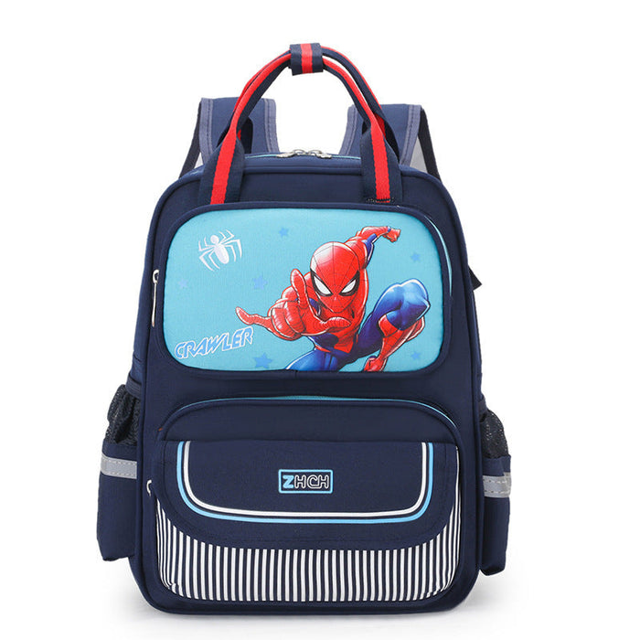 Wholesale new nylon school bag JDC-BP-GSHN007 Backpack Bags 浩纳 deep blue light blue Wholesale Jewelry JoyasDeChina Joyas De China