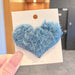 Wholesale new plush love hairpin color JDC-HC-i346 Hair Clips JoyasDeChina 2#blue Wholesale Jewelry JoyasDeChina Joyas De China