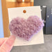 Wholesale new plush love hairpin color JDC-HC-i346 Hair Clips JoyasDeChina 5#purple Wholesale Jewelry JoyasDeChina Joyas De China