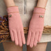 Wholesale new Rabbit Plush warm gloves JDC-GS-GSZX013 Gloves JoyasDeChina pink Average code Wholesale Jewelry JoyasDeChina Joyas De China