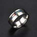 Wholesale New shell stainless steel ring JDC-RS-TS050 Rings 腾穗 8MMshell 6# Wholesale Jewelry JoyasDeChina Joyas De China