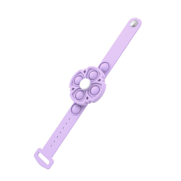 Wholesale New Silicone Bubble Bracelet Toys JDC-FT-SZQL015 fidgets toy 潜乐 purple Wholesale Jewelry JoyasDeChina Joyas De China