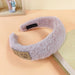 Wholesale new style plush sponge flat headband JDC-HD-O319 Headband 潮炫 purple Wholesale Jewelry JoyasDeChina Joyas De China