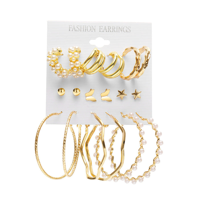 Wholesale New style retro crystal women's earrings JDC-ES-F619 Earrings 韩之尚 Wholesale Jewelry JoyasDeChina Joyas De China