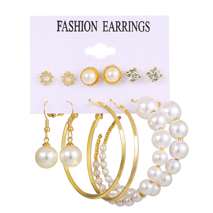 Wholesale New style retro crystal women's earrings JDC-ES-F619 Earrings 韩之尚 5244301 alloy Wholesale Jewelry JoyasDeChina Joyas De China