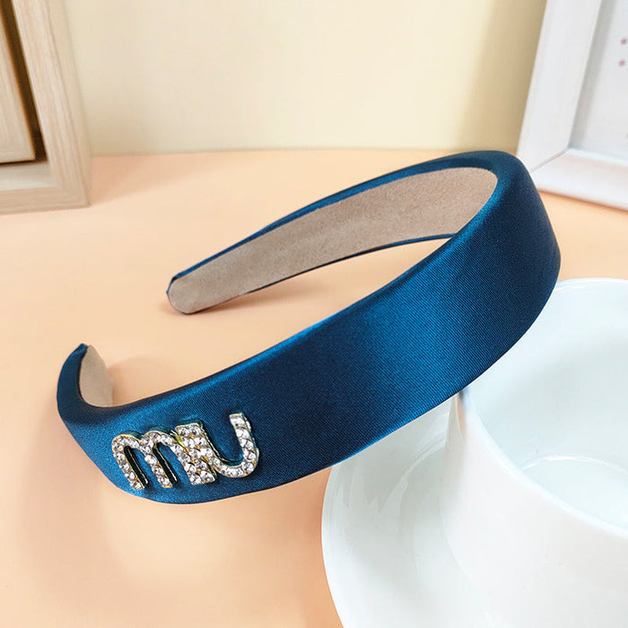Wholesale new style sponge alloy headband JDC-HD-O298 Headband 潮炫 blue Wholesale Jewelry JoyasDeChina Joyas De China