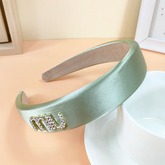 Wholesale new style sponge alloy headband JDC-HD-O298 Headband 潮炫 green Wholesale Jewelry JoyasDeChina Joyas De China