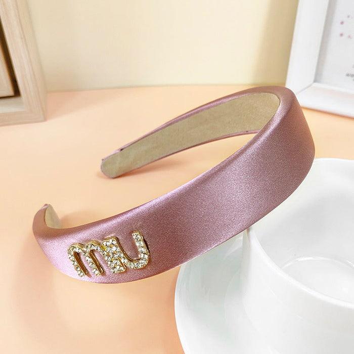 Wholesale new style sponge alloy headband JDC-HD-O298 Headband 潮炫 pink Wholesale Jewelry JoyasDeChina Joyas De China