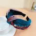 Wholesale new style velvet pearl headband JDC-HD-O315 Headband 潮炫 Bean Paste blue Wholesale Jewelry JoyasDeChina Joyas De China