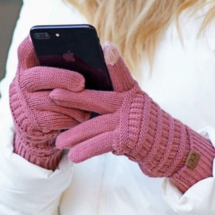 Wholesale New touch screen cotton gloves JDC-GS-GE001 Gloves 关尔 pink CC standard Wholesale Jewelry JoyasDeChina Joyas De China