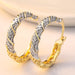 Wholesale new type of metal-plated dichroic Earrings JDC-ES-WN034 Earrings 薇妮 Wholesale Jewelry JoyasDeChina Joyas De China