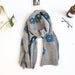 Wholesale new warm scarf JDC-SF-GSCM009 scarf JoyasDeChina grey 200*30 Wholesale Jewelry JoyasDeChina Joyas De China