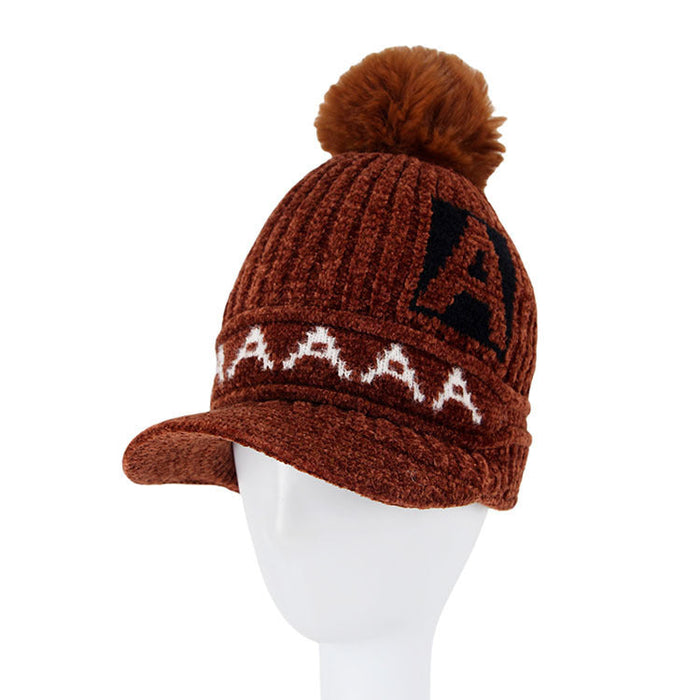 Wholesale new winter women's wool hat JDC-FH-GSXR026 Fashionhat 新锐 Caramel color One size fits all Wholesale Jewelry JoyasDeChina Joyas De China