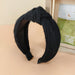 Wholesale new woolen yarn knotted headband JDC-HD-O326 Headband 潮炫 balck Wholesale Jewelry JoyasDeChina Joyas De China