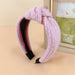 Wholesale new woolen yarn knotted headband JDC-HD-O326 Headband 潮炫 pink Wholesale Jewelry JoyasDeChina Joyas De China