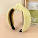 Wholesale new woolen yarn knotted headband JDC-HD-O326 Headband 潮炫 yellow Wholesale Jewelry JoyasDeChina Joyas De China