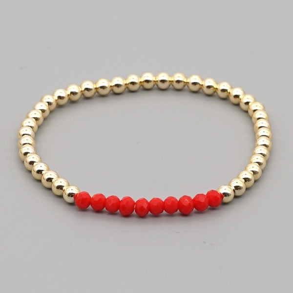 Bulk Jewelry Wholesale non-fading gold bead faceted crystal bracelet JDC-gbh432 Wholesale factory from China YIWU China