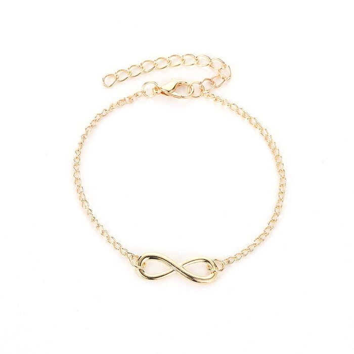 Wholesale Number 8 Alloy Bracelet JDC-BT-A027 Bracelet 妙雅 01KC gold 1585 Wholesale Jewelry JoyasDeChina Joyas De China