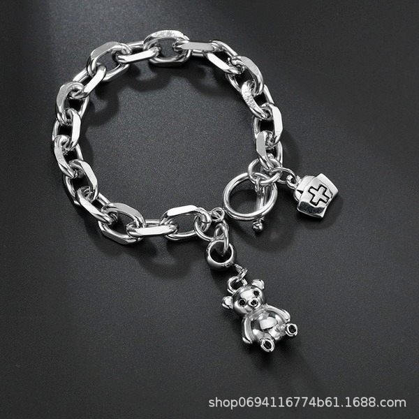 Bulk Jewelry Wholesale nurse hat bear bracelet JDC-ST-L015 Wholesale factory from China YIWU China