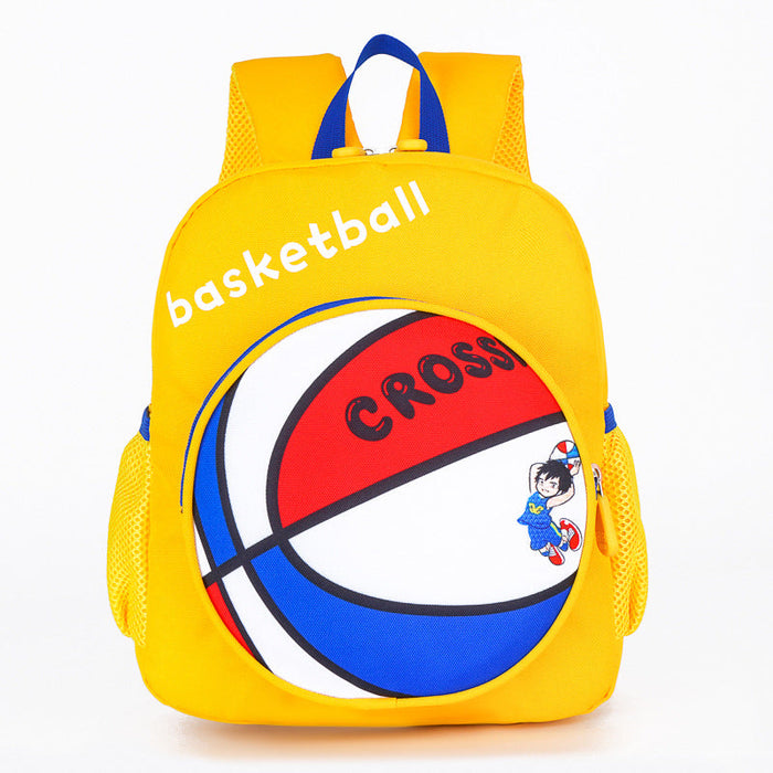 Wholesale nylon cute football Student Backpack Bags JDC-BP-MF010 Backpack Bags 满丰 yellow Wholesale Jewelry JoyasDeChina Joyas De China