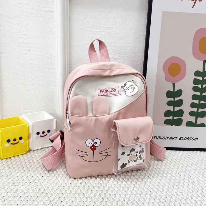 Wholesale nylon kindergarten schoolbag JDC-BP-MF005 Shoulder Bags 满丰 pink Wholesale Jewelry JoyasDeChina Joyas De China