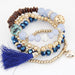 Bulk Jewelry Wholesale nylon tassel multi-layer love bracelet JDC-BT-XINY030 Wholesale factory from China YIWU China
