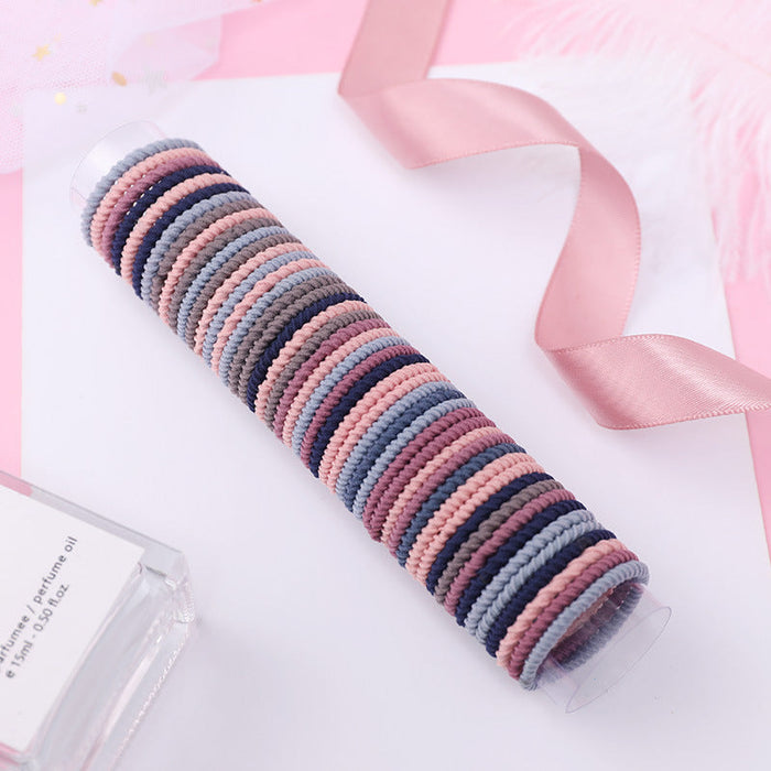 Wholesale of 50 pieces of 3cm hairless rope Hair Scrunchies JDC-HS-GSHX005 Hair Scrunchies JoyasDeChina 15# Wholesale Jewelry JoyasDeChina Joyas De China