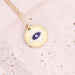 Wholesale oil drop eye necklace star moon stainless steel necklace love pendant JDC-NE-Bingm010 stainless steel 冰萌 3# sapphire blue Wholesale Jewelry JoyasDeChina Joyas De China