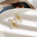 Wholesale opal geometric square diamond earrings JDC-ES-BY192 Earrings 宝钰 10 Wholesale Jewelry JoyasDeChina Joyas De China