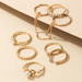 Wholesale open ring alloy combination ring set JDC-RS-C300 Rings JoyasDeChina Wholesale Jewelry JoyasDeChina Joyas De China