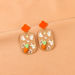 Wholesale orange alloy earrings JDC-ES-LSY008 earrings JoyasDeChina Wholesale Jewelry JoyasDeChina Joyas De China