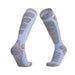 Wholesale Outdoor long tube women's ski socks JDC-SK-LZL020 Sock 两只狼 Blue 35-39 Wholesale Jewelry JoyasDeChina Joyas De China