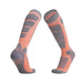 Wholesale Outdoor long tube women's ski socks JDC-SK-LZL020 Sock 两只狼 Orange 35-39 Wholesale Jewelry JoyasDeChina Joyas De China