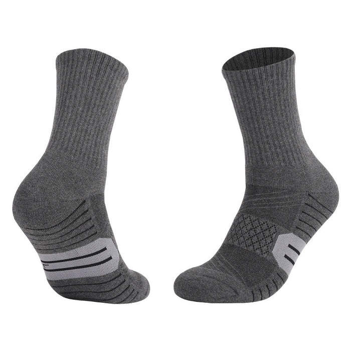 Wholesale Outdoor sports socks JDC-SK-LZL010 Sock 两只狼 Dark gray 35-38 Wholesale Jewelry JoyasDeChina Joyas De China